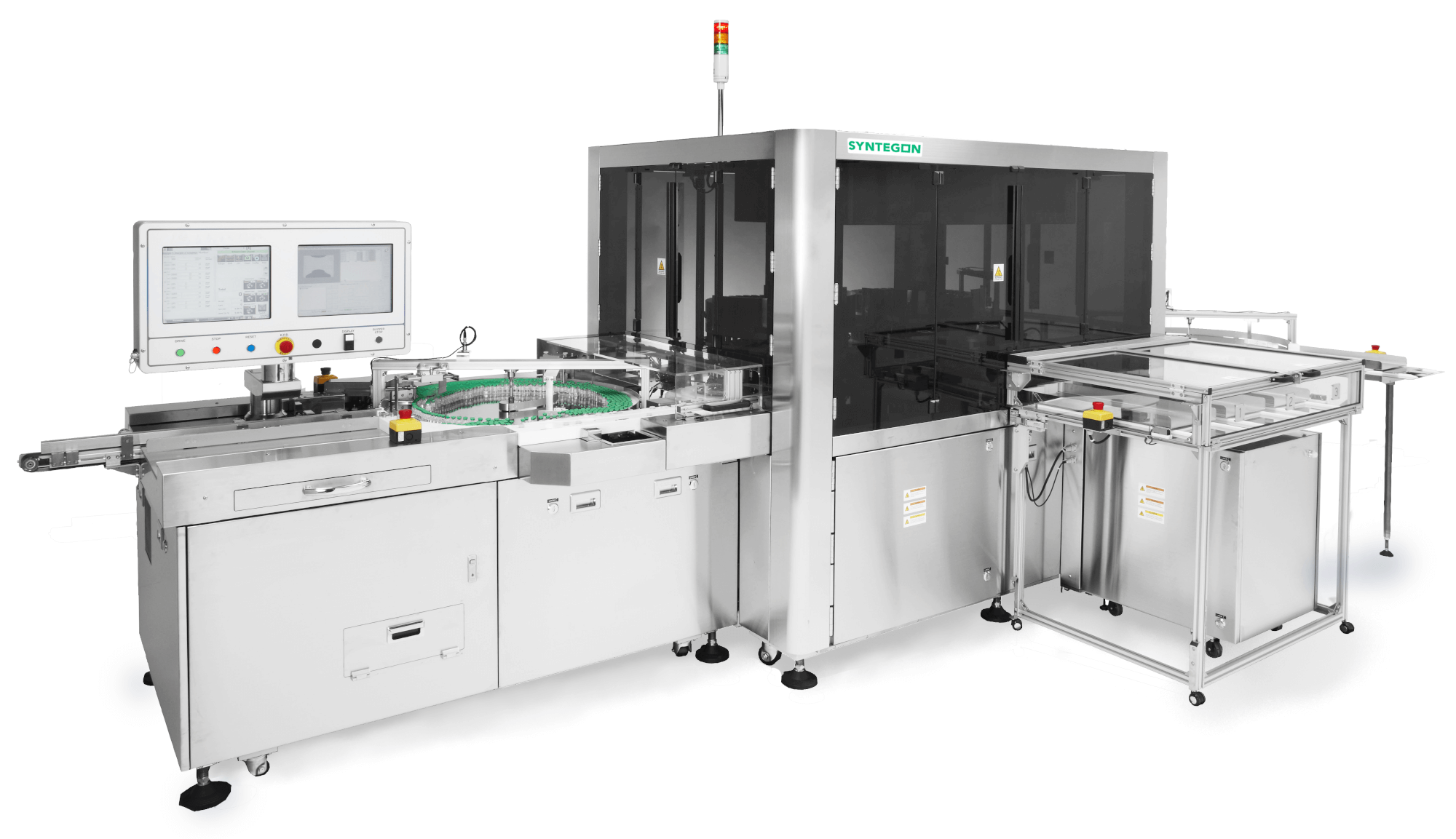 AIM 5 - Automated inspection machine with integrated CCI testing