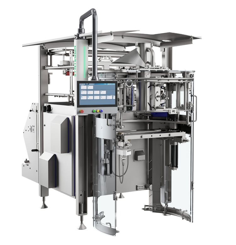SVX Agile vertical form fill seal machine designed for flexible and high-speed bagging applications.