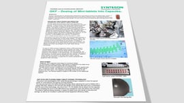 GKF – dosing of mini-tablets into capsules