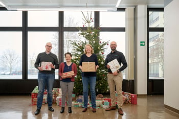 Verpacken für einen guten Zweck – Syntegons Weihnachtswünsche