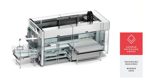The pick-and-place robots of Syntegon's Intelligent Direct Handling (IDH) system ensure gentle handling of delicate cookies and crackers thanks to integrated linear motor technology.