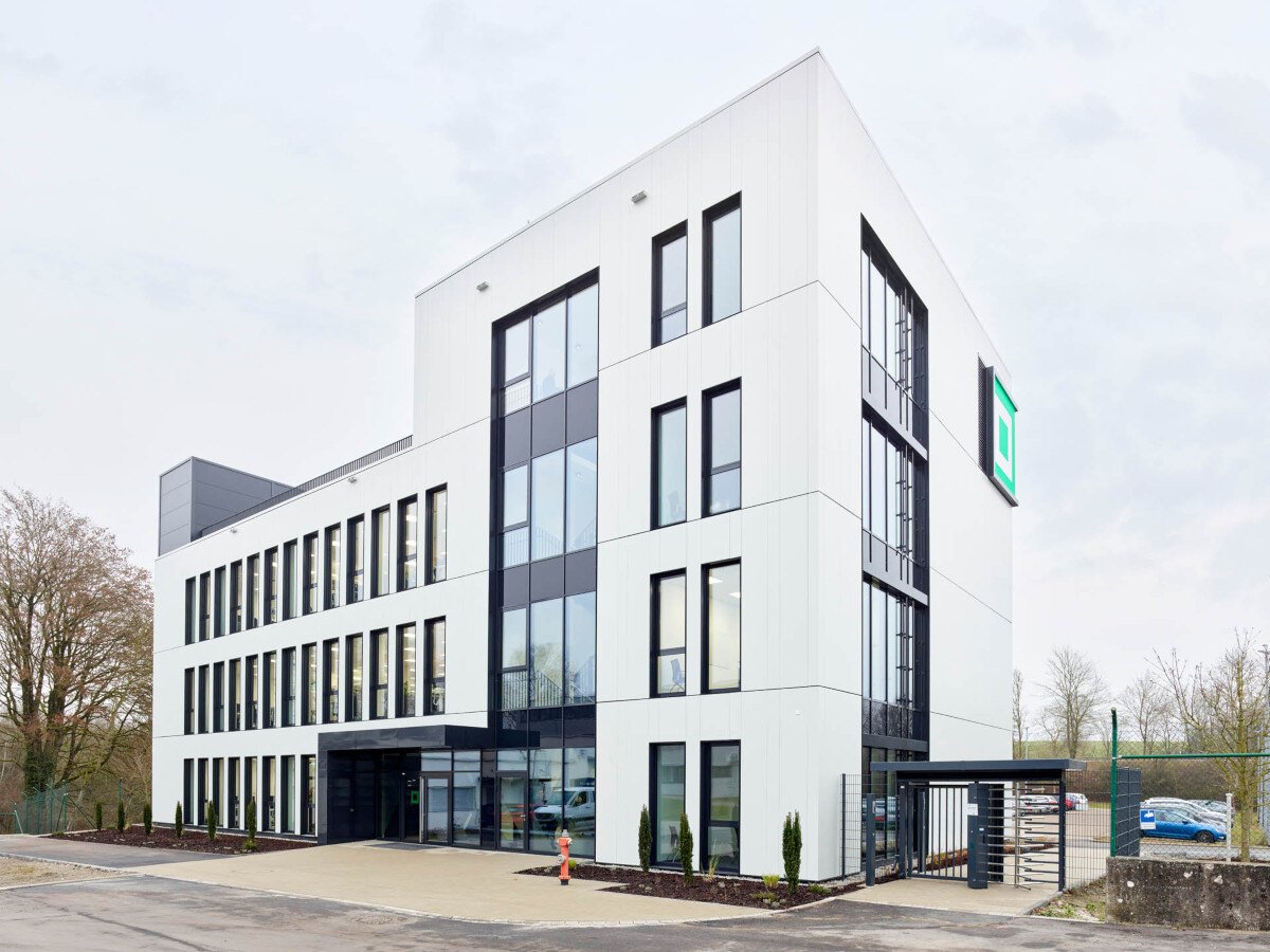 Das neue Gebäude an der Blaufelder Straße in Crailsheim ist Symbol für die Wachstumsambitionen von Syntegon.