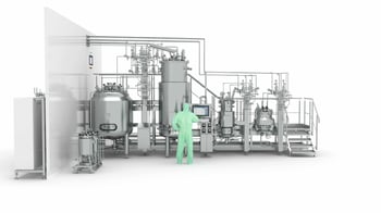 Launch auf der Achema: modulare Bioprozess-Plattform von Syntegon