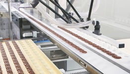 Flexible Robotik-Systemlösung für Schokoladenquadrate und saisonale Figuren