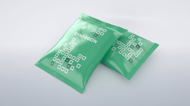 Flakes loops pillow bag