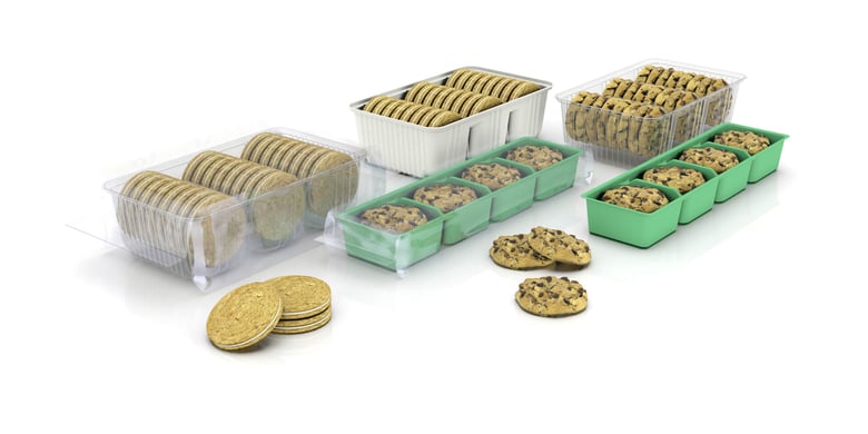 Horizontal tray packaging