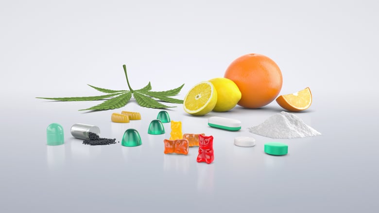 Vitamin Canabis 08 composition gummies OSD products