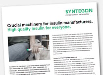 Elementare Maschinen für Insulinhersteller