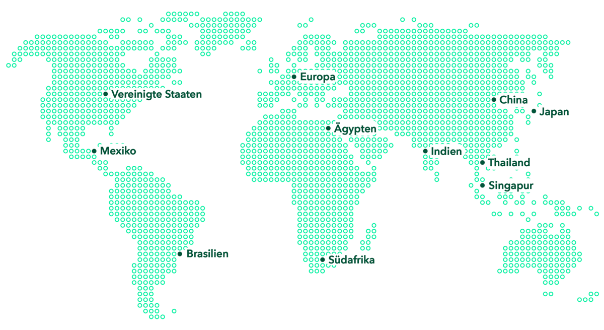 Global map of Syntegon locations