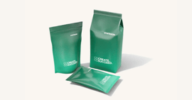 Flexible vertical packaging for cookies and crackers