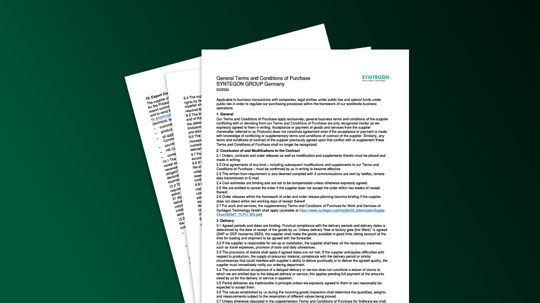 General Terms and Conditions of Purchase Syntegon Group Germany