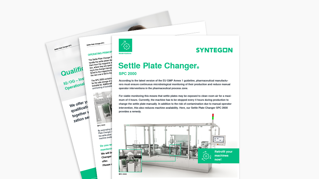 Viable monitoring: Automated change of settle plates