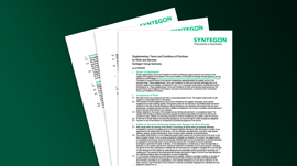 Supplementary Terms and Conditions of Purchase for Work and Services Syntegon Group Germany