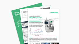 Wachsartiges, klebriges Pulver