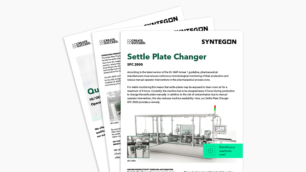 Keimzahlmonitoring: Automatisierter Wechsel Sedimentationplatten