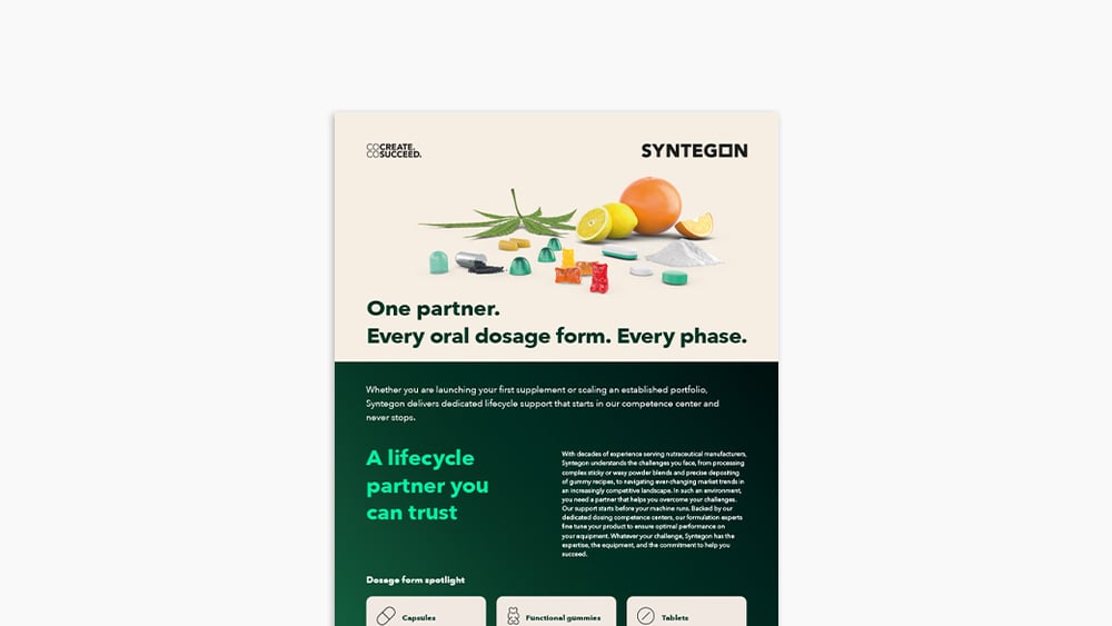 Smooth capsule, tablet, and gummy supplement production