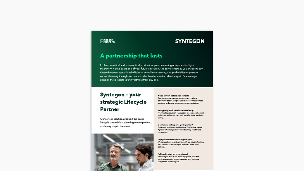 Syntegon service flyer