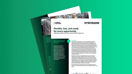 Aspen Pharmacare vaccine vial line case study