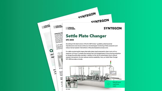 Keimzahlmonitoring: Automatisierter Wechsel Sedimentationsplatten