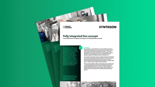 Alcami small batch flexible vial filling line case study