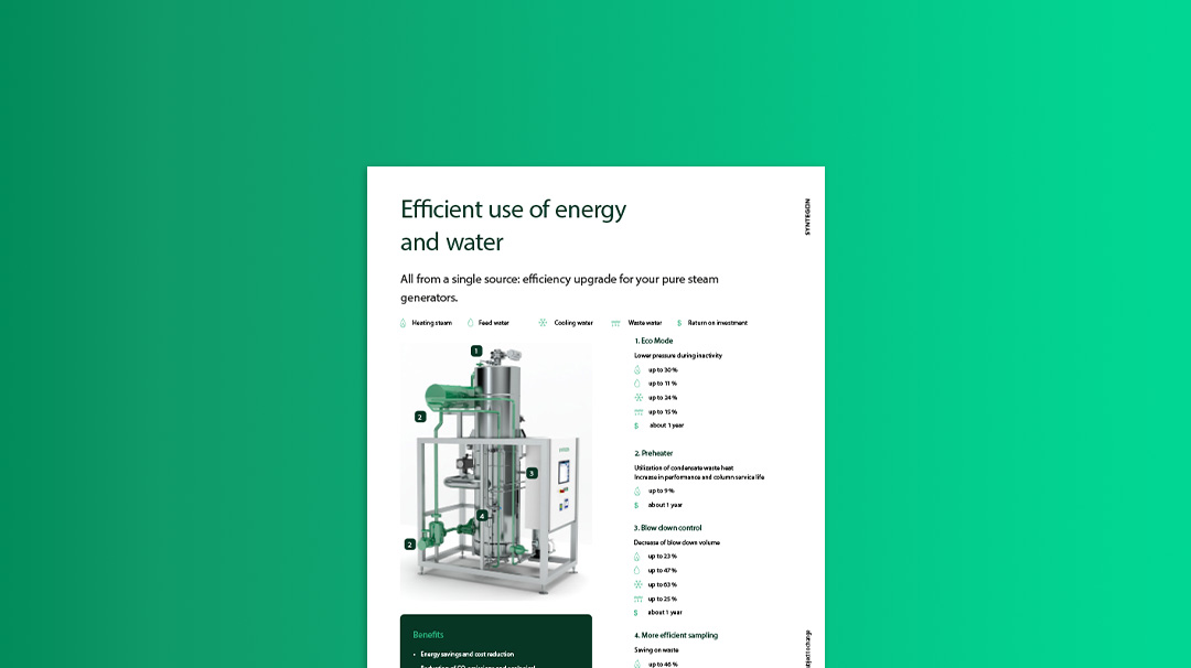 Leitfaden zur Nachrüstung von Reindampferzeugern für Energie- und Wassereinsparungen