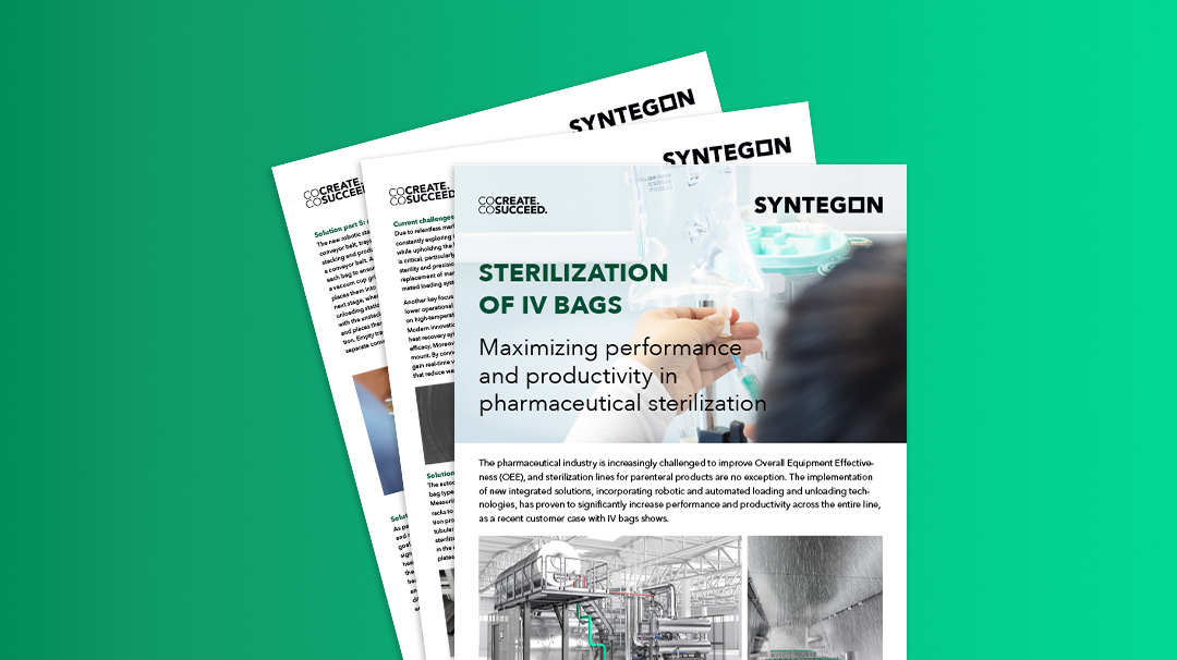 IV bag sterilization guide for automation planning