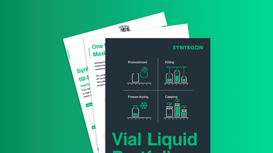 Vial filling portfolio brochure for line concepts